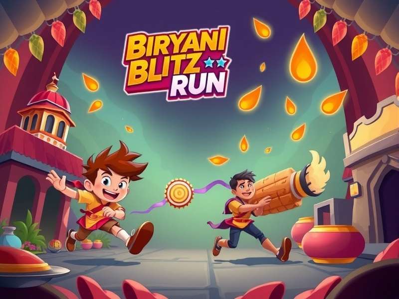 Biryani Blitz Run Game Hero Image